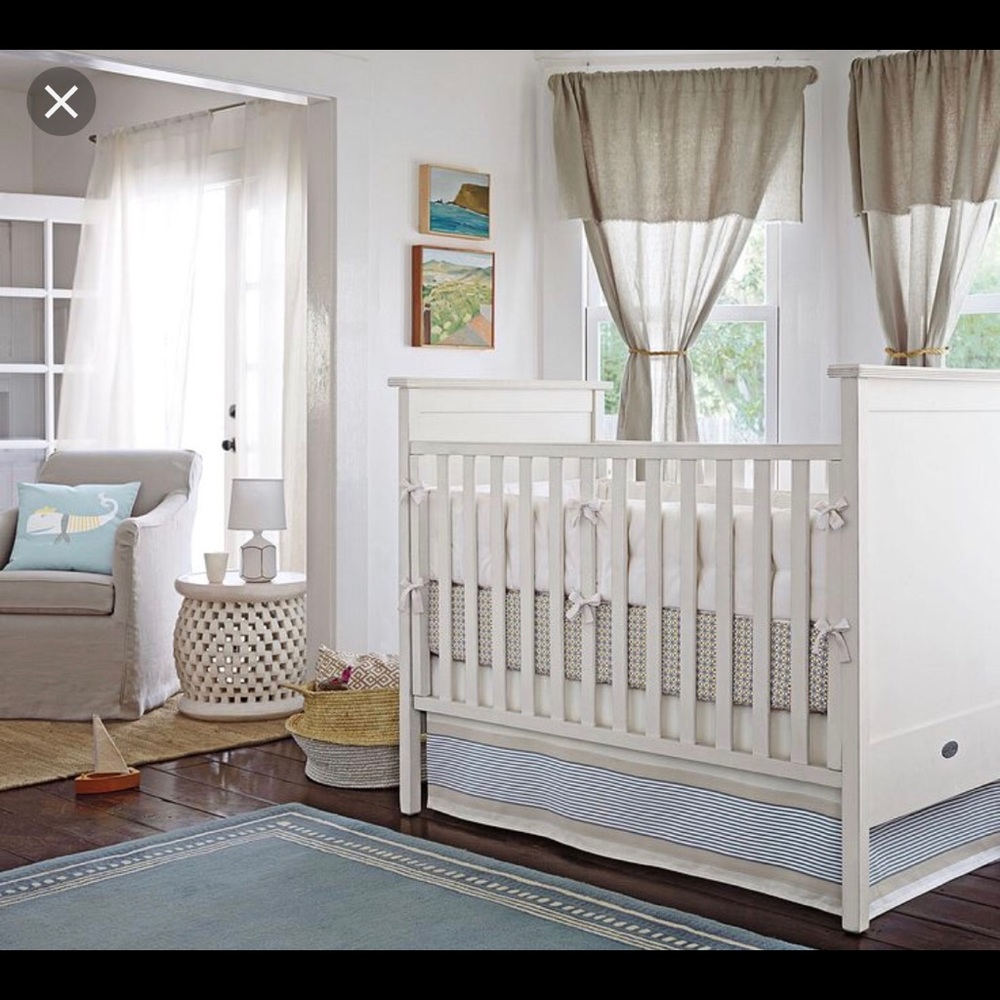 Serena & Lily crib skirt